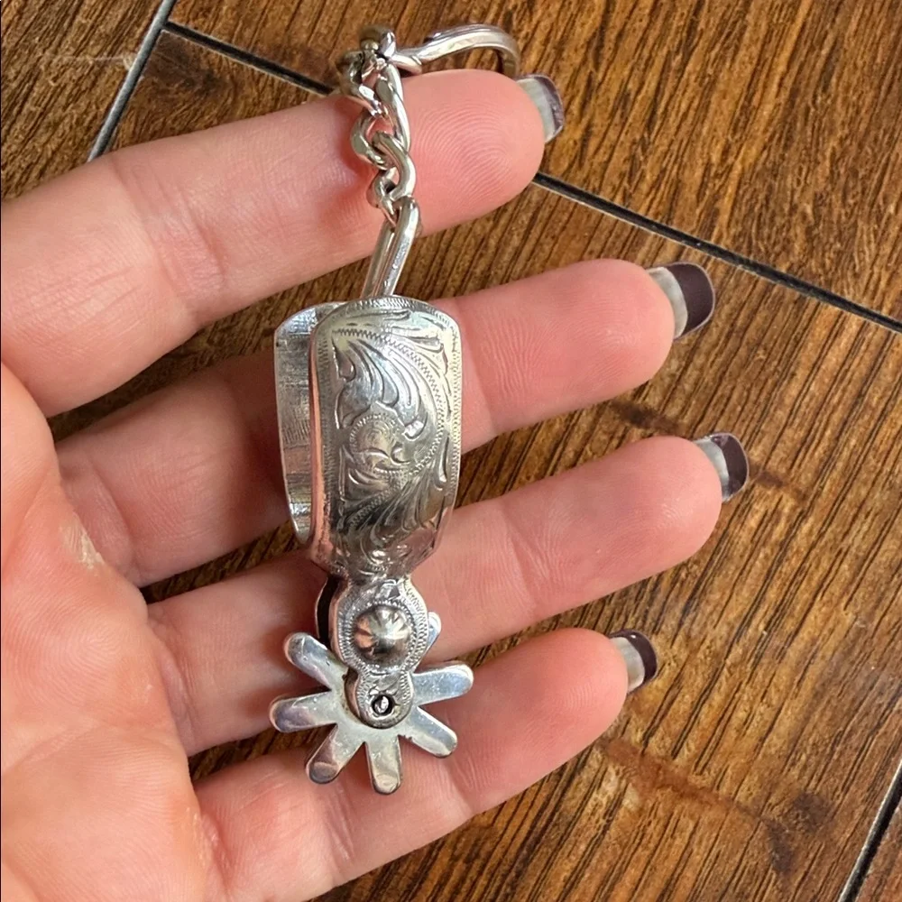 Charro Spurs Keychain